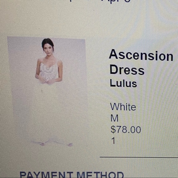 Lulus White/Color Maxi Dress. Size Medium. - Picture 4 of 4